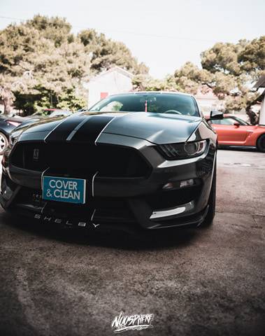 Protection carrosserie en traitement céramique garanti 5 ans sur Mustang shelby GT350 sur Nimes